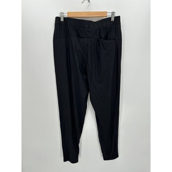 Adidas Golf Joggers‎ Men Medium Black Windbreaker Stretch Waist Workout Training - Picture 2 of 6